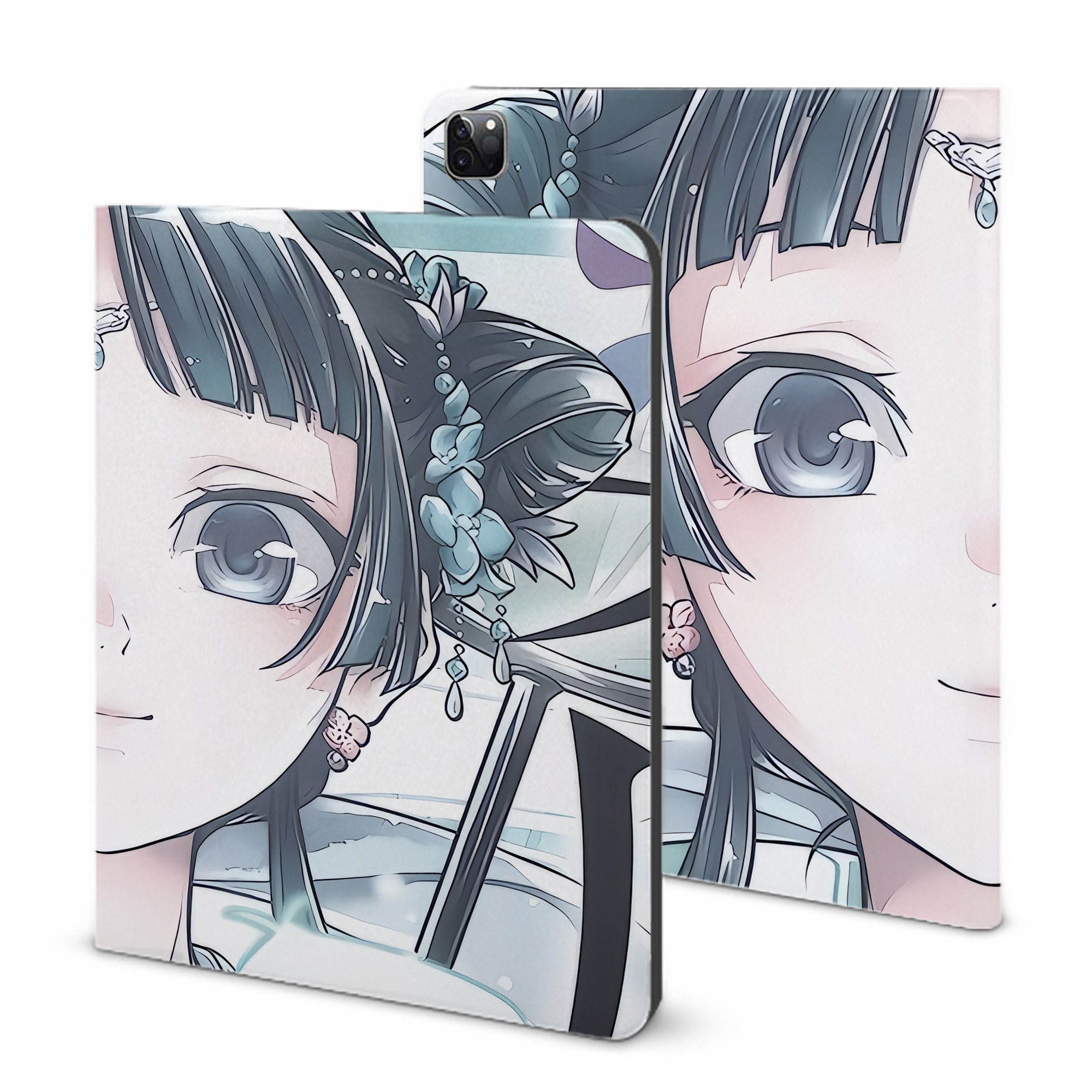 （画像用） 薬屋のひとりごと The Apothecary Diaries IPad ケース ブック型 PUレザー TPU 耐衝撃 軽量 薄型 ペン収納なし 全面保護 IPad 各モデル対応